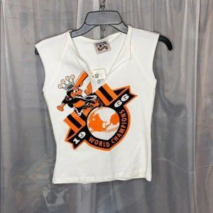 Cooperstown Collection Baltimore Orioles Women's Tank Top Petite Large NWT